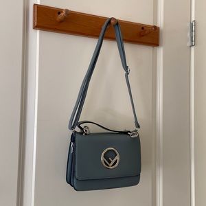 Jade green cross body bag